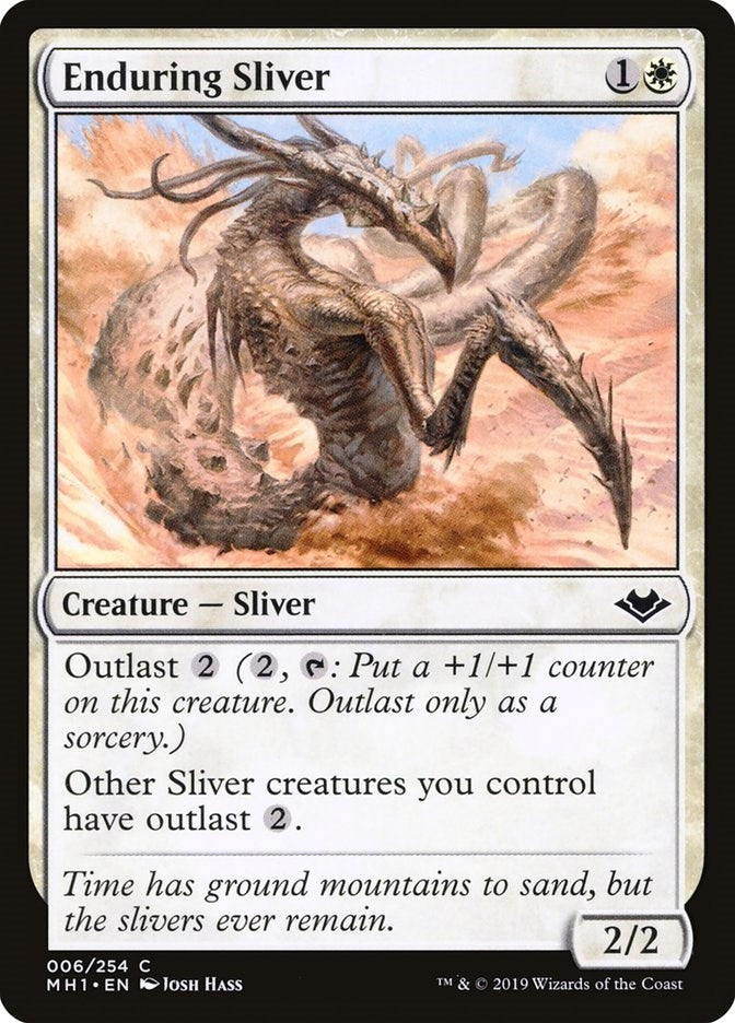 Image for Enduring Sliver (6) (MH1) - Magic: The Gathering