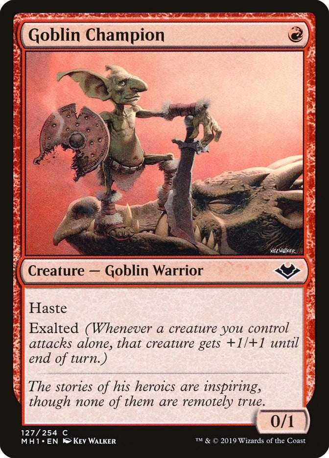 Image for Goblin Champion (127) (MH1) - Magic: The Gathering