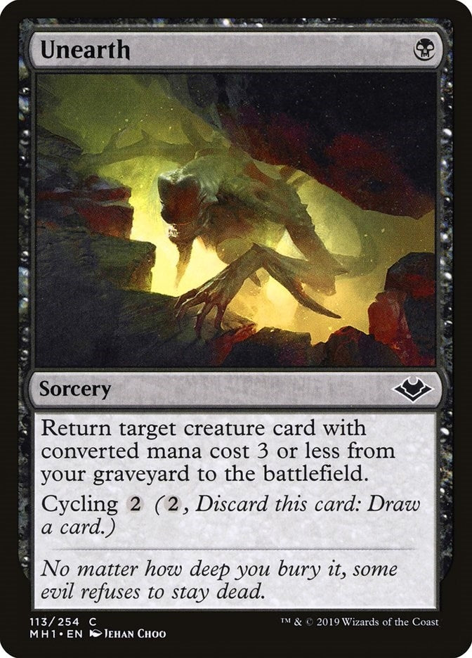 Image for Unearth (113) (MH1) - Magic: The Gathering