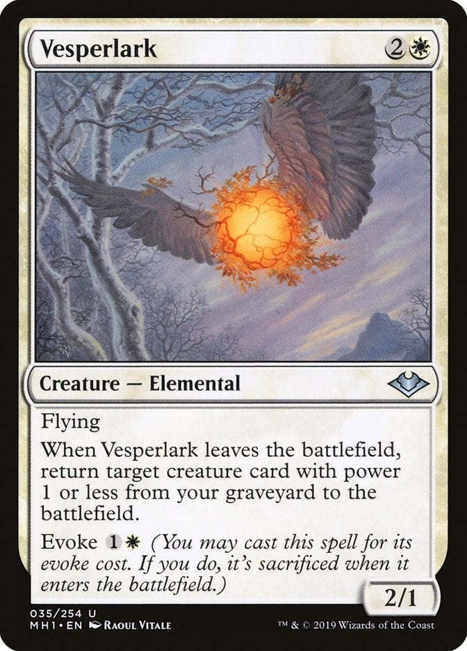 Image for Vesperlark (35) (MH1) - Magic: The Gathering