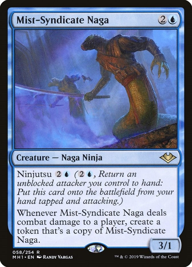 Image for Mist-Syndicate Naga (58) (MH1) - Magic: The Gathering
