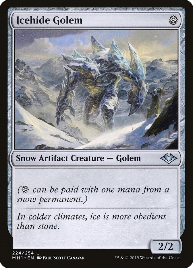 Image for Icehide Golem (224) (MH1) - Magic: The Gathering