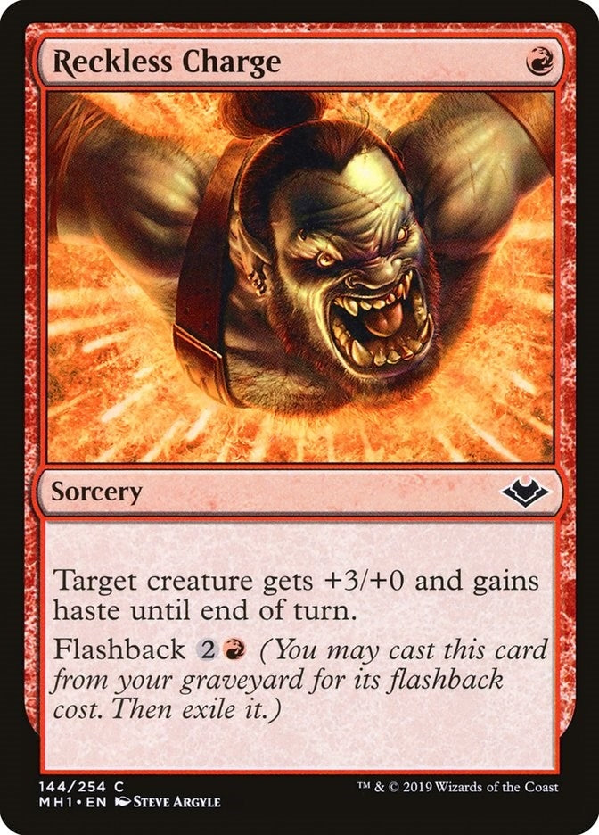 Image for Reckless Charge (144) (MH1) - Magic: The Gathering