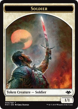 Image for Soldier Token (4) (MH1) - Magic: The Gathering
