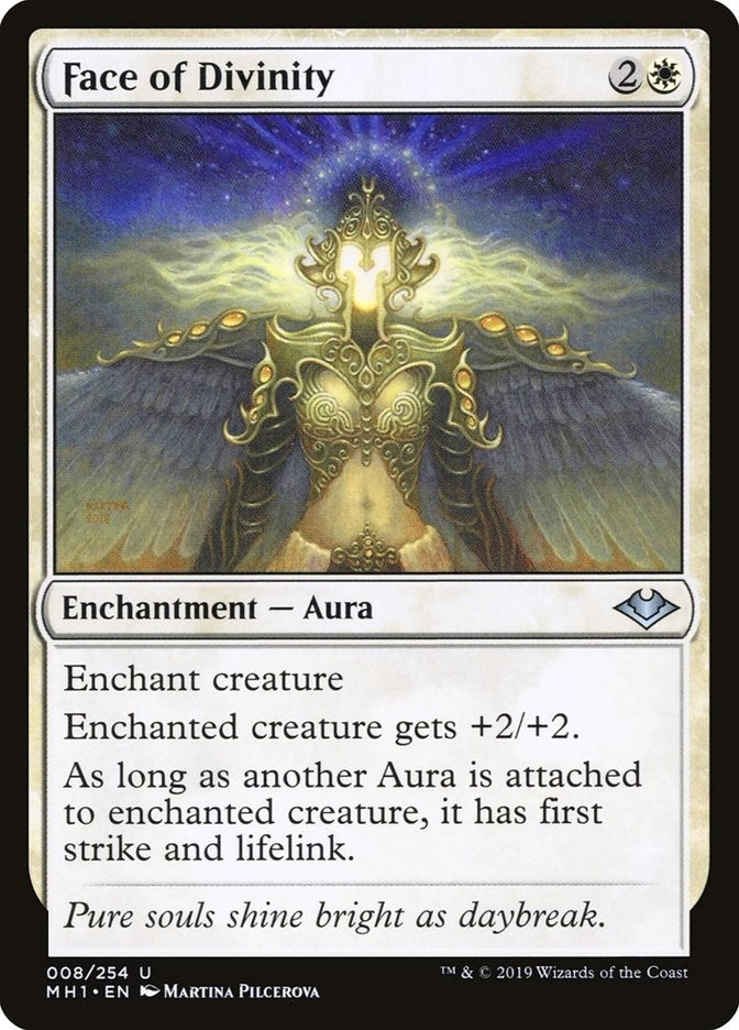 Image for Face of Divinity (8) (MH1) - Magic: The Gathering