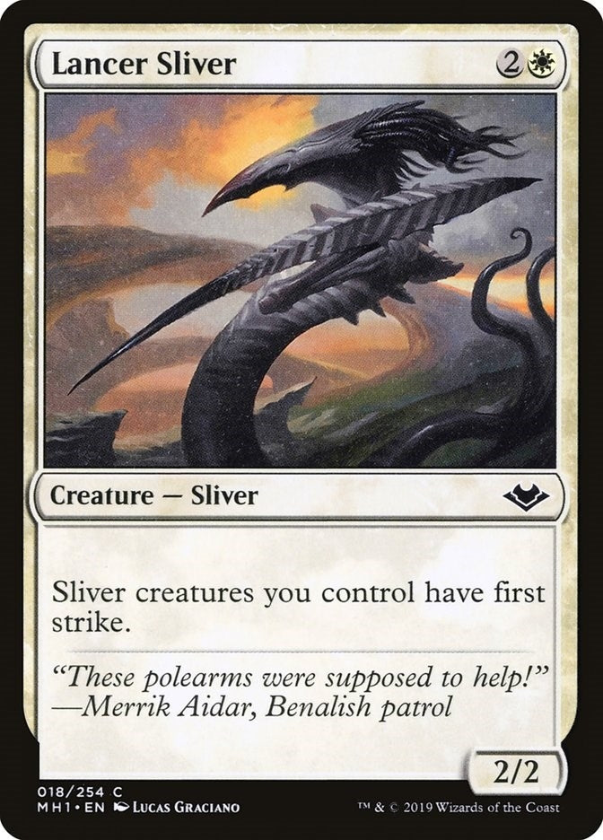 Image for Lancer Sliver (18) (MH1) - Magic: The Gathering
