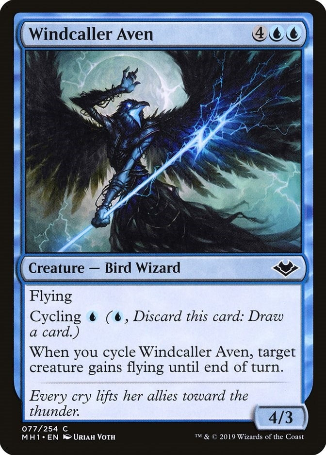 Image for Windcaller Aven (77) (MH1) - Magic: The Gathering