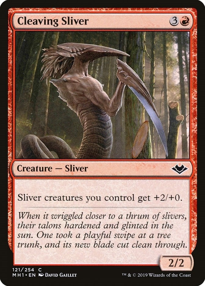 Image for Cleaving Sliver (121) (MH1) - Magic: The Gathering