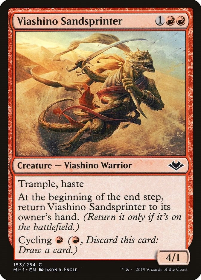 Image for Viashino Sandsprinter (153) (MH1) - Magic: The Gathering