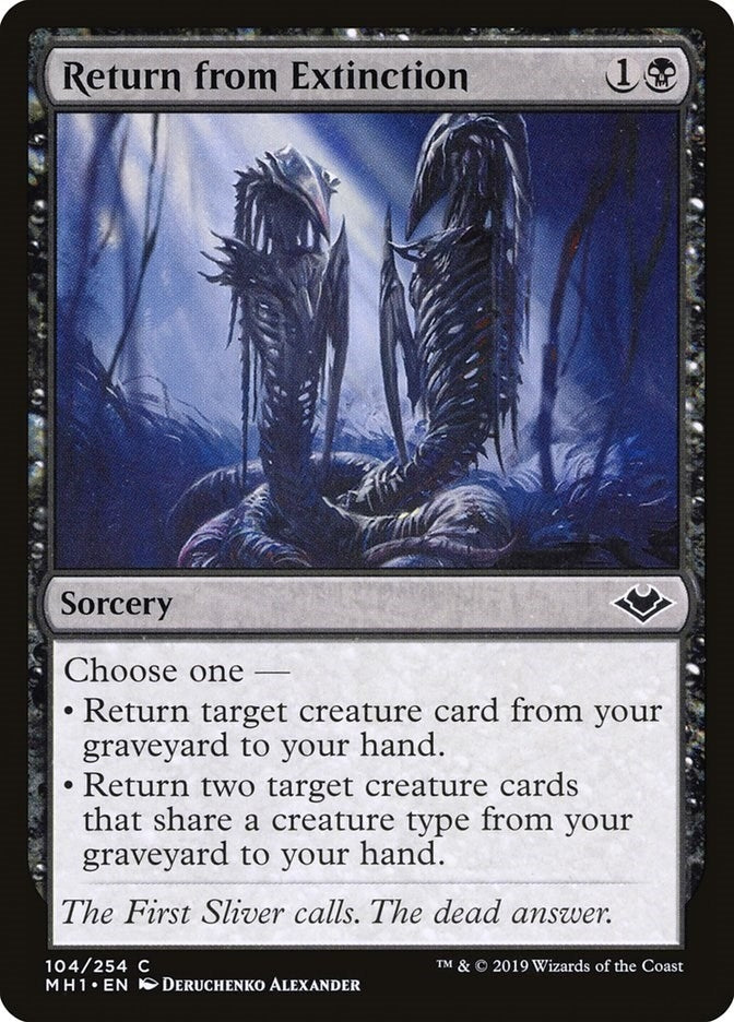 Image for Return from Extinction (104) (MH1) - Magic: The Gathering