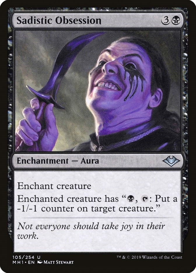 Image for Sadistic Obsession (105) (MH1) - Magic: The Gathering