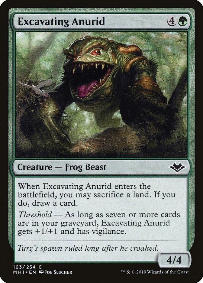 Image for Excavating Anurid (163) (MH1) - Magic: The Gathering