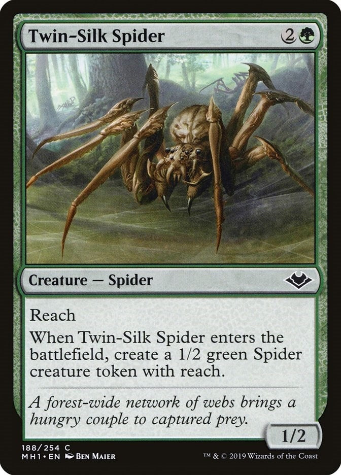 Image for Twin-Silk Spider (188) (MH1) - Magic: The Gathering