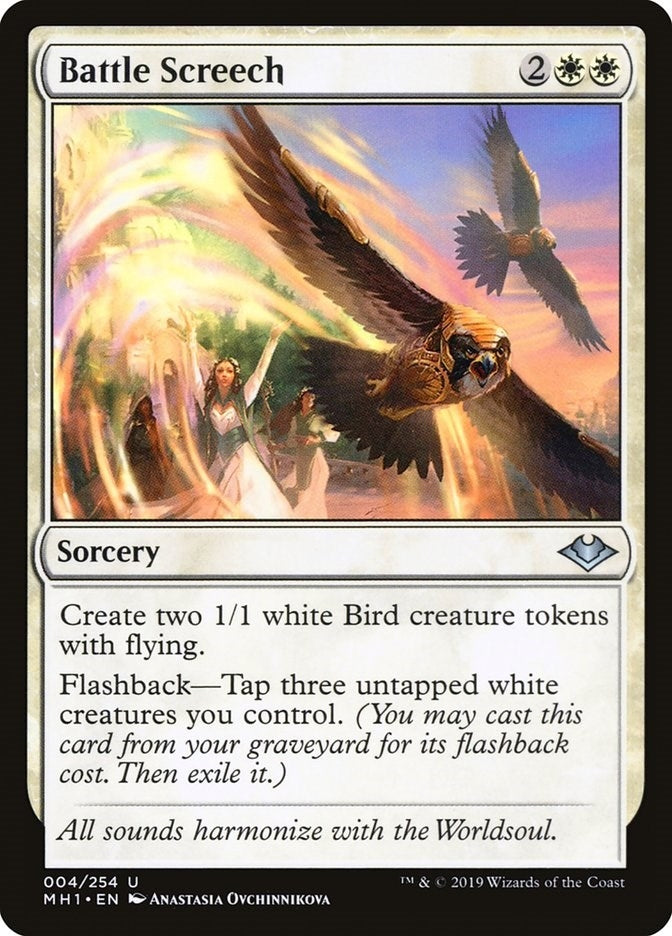 Image for Battle Screech (4) (MH1) - Magic: The Gathering