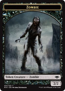 Image for Zombie // Bear Double-Sided Token (7 // 11) (MH1) - Magic: The Gathering