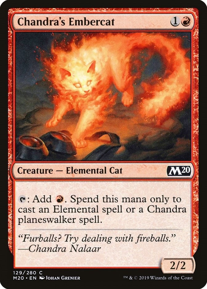 Image for Chandra's Embercat (129) (M20) - Magic: The Gathering