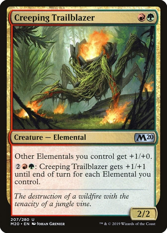 Image for Creeping Trailblazer (207) (M20) - Magic: The Gathering