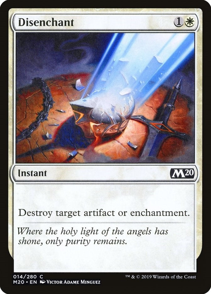 Image for Disenchant (14) (M20) - Magic: The Gathering