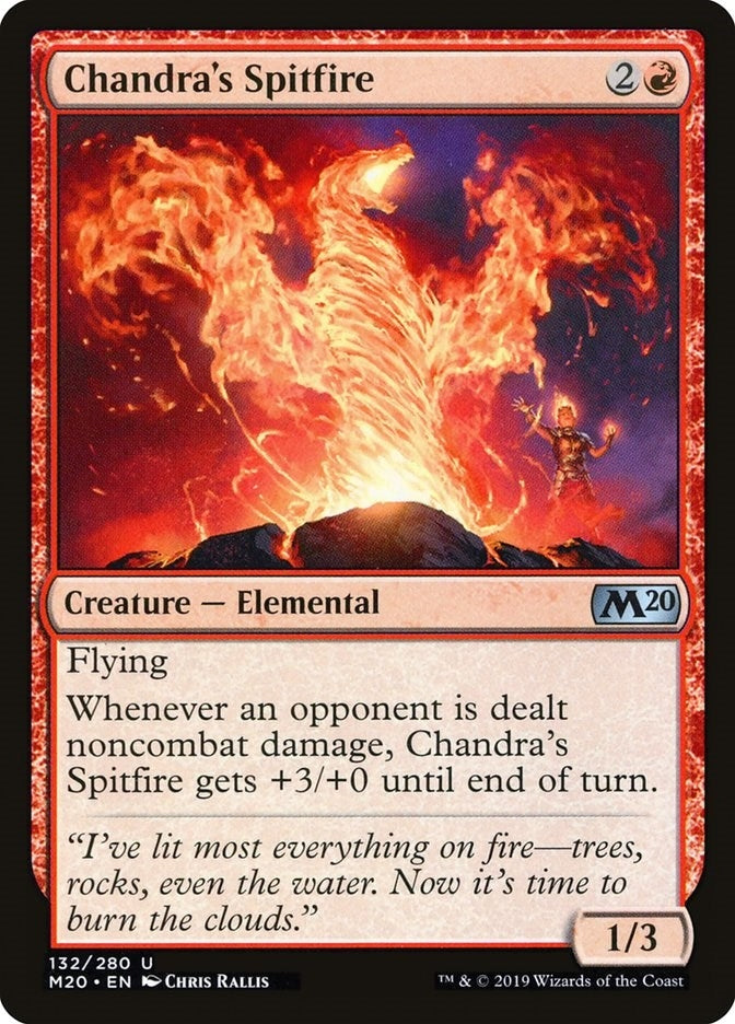 Image for Chandra's Spitfire (132) (M20) - Magic: The Gathering