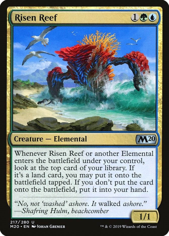 Image for Risen Reef (217) (M20) - Magic: The Gathering