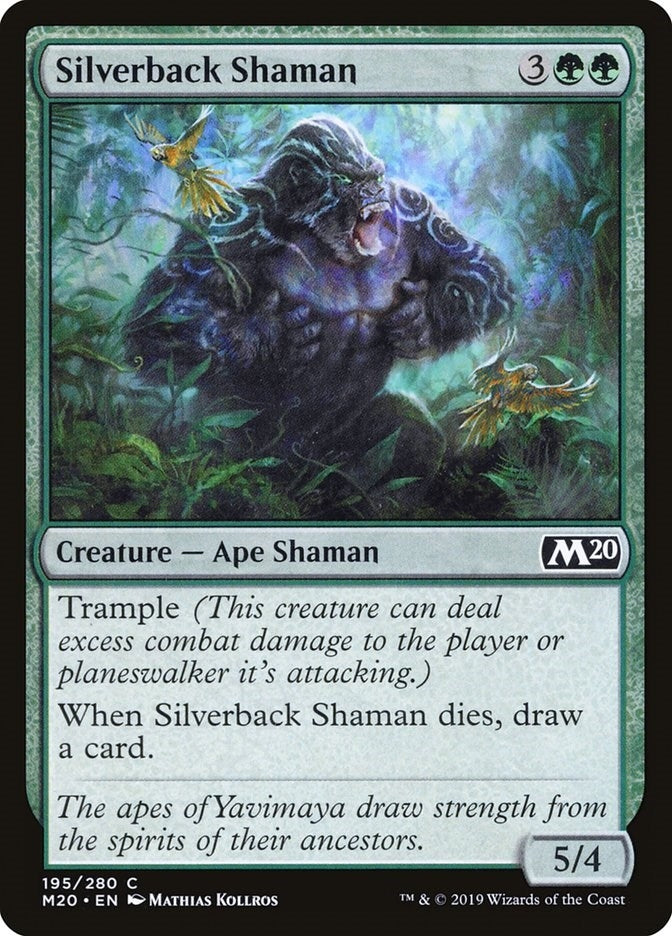 Image for Silverback Shaman (195) (M20) - Magic: The Gathering
