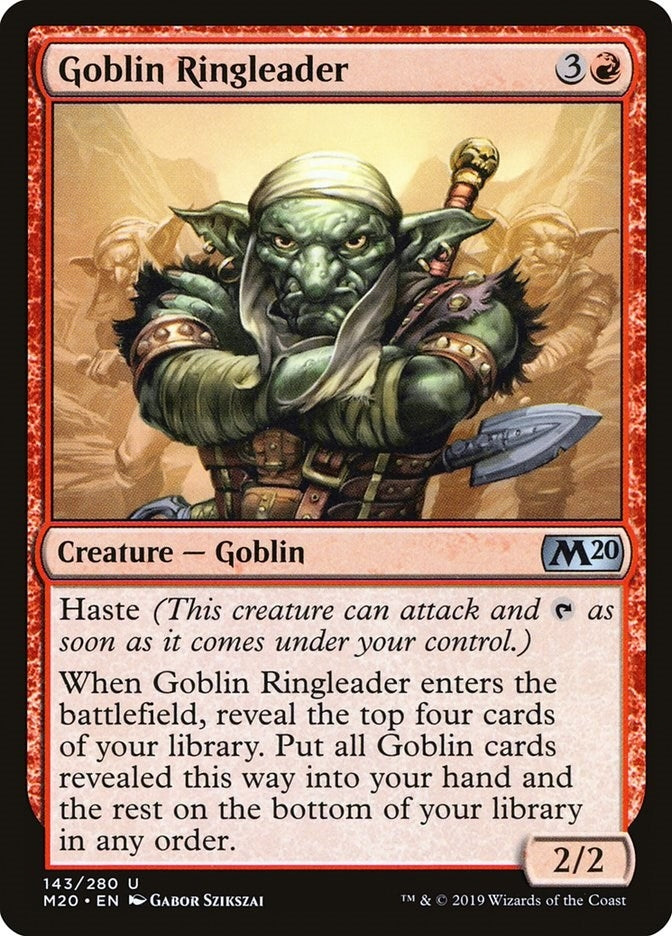 Image for Goblin Ringleader (143) (M20) - Magic: The Gathering