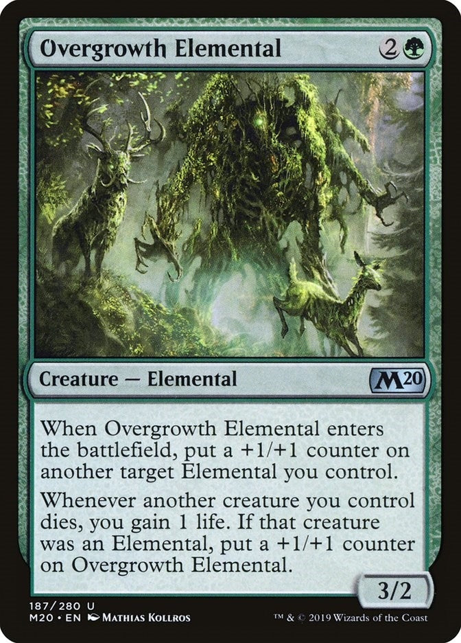 Image for Overgrowth Elemental (187) (M20) - Magic: The Gathering