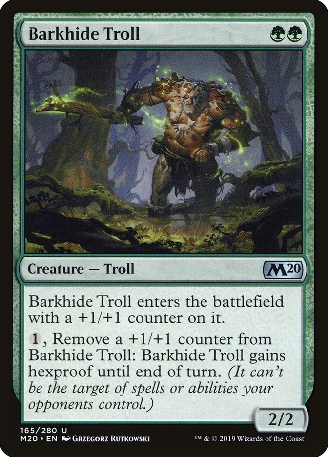 Image for Barkhide Troll (165) (M20) - Magic: The Gathering