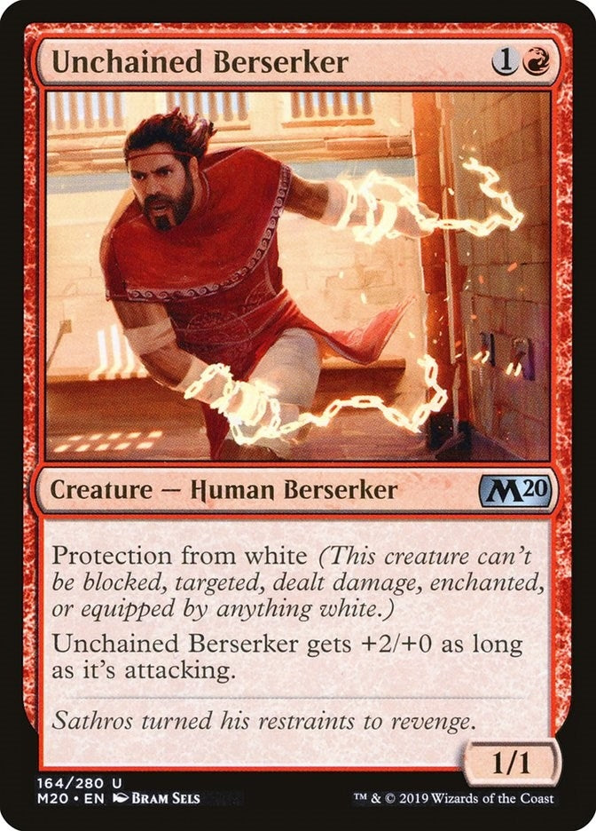 Image for Unchained Berserker (164) (M20) - Magic: The Gathering