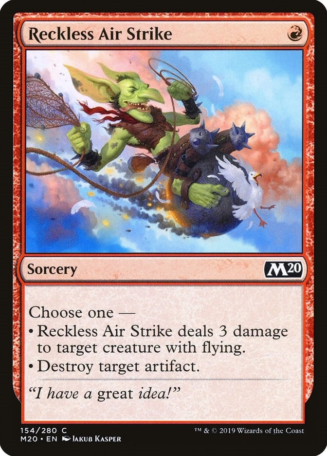 Image for Reckless Air Strike (154) (M20) - Magic: The Gathering