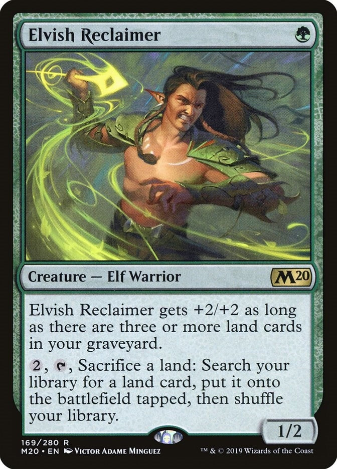 Image for Elvish Reclaimer (169) (M20) - Magic: The Gathering