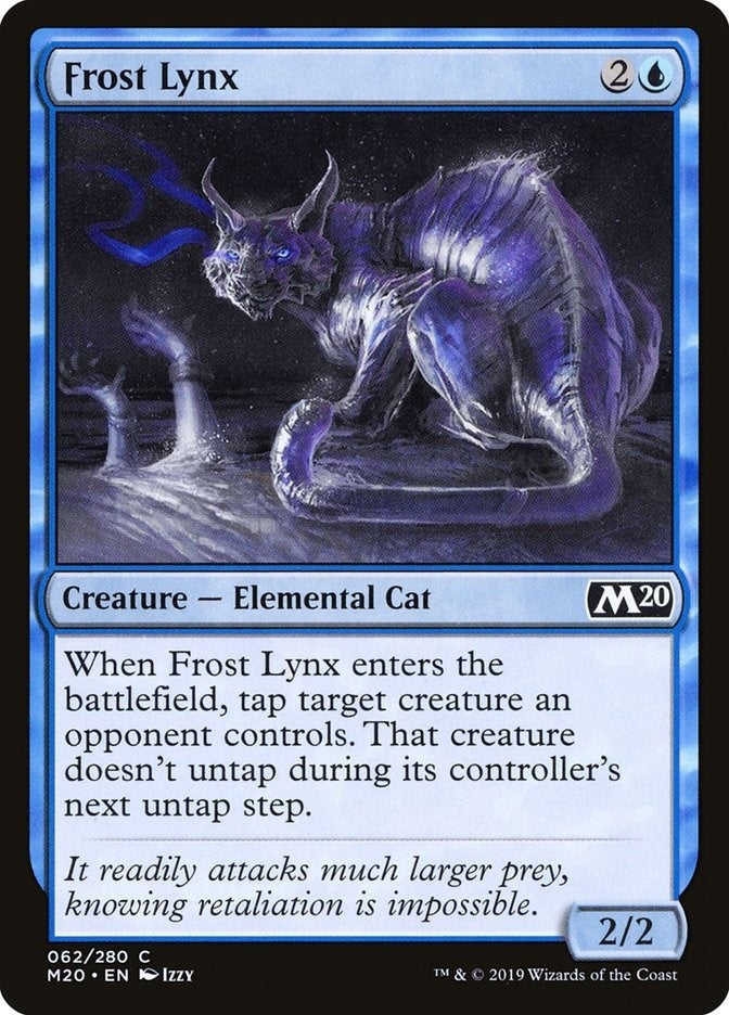 Image for Frost Lynx (62) (M20) - Magic: The Gathering