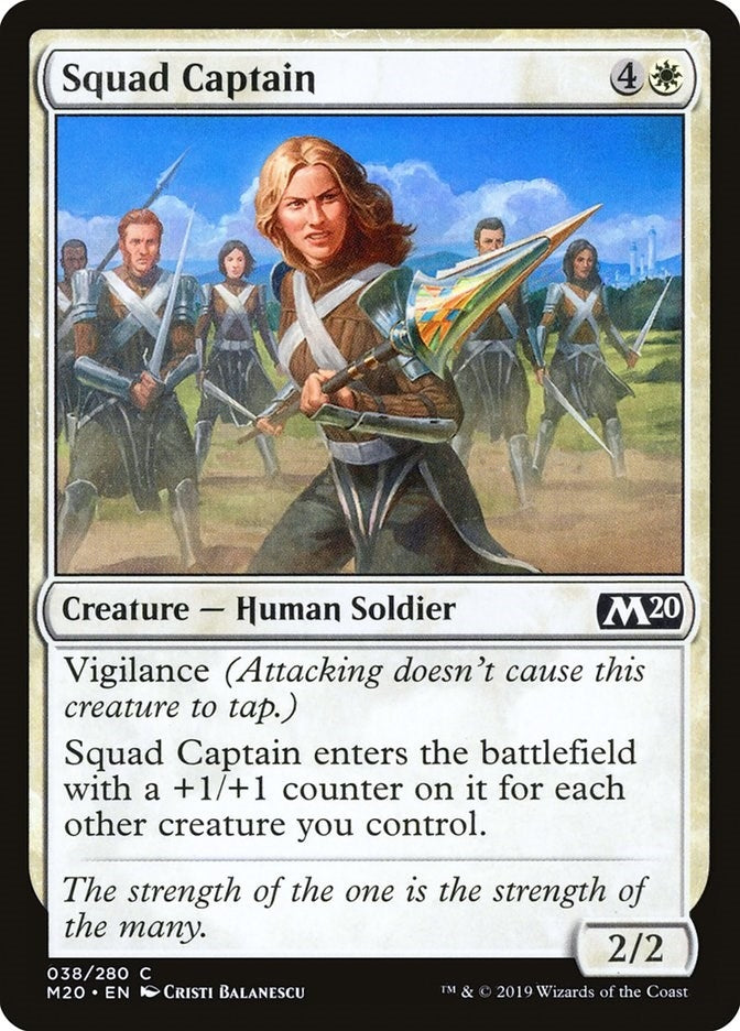 Image for Squad Captain (38) (M20) - Magic: The Gathering