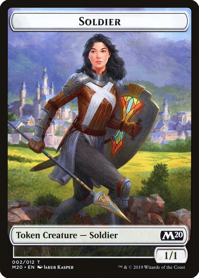 Image for Soldier Token (2) (M20) - Magic: The Gathering
