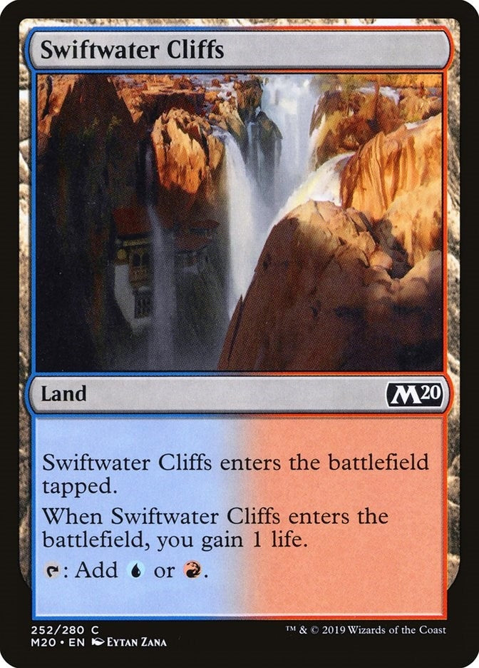 Image for Swiftwater Cliffs (252) (M20) - Magic: The Gathering