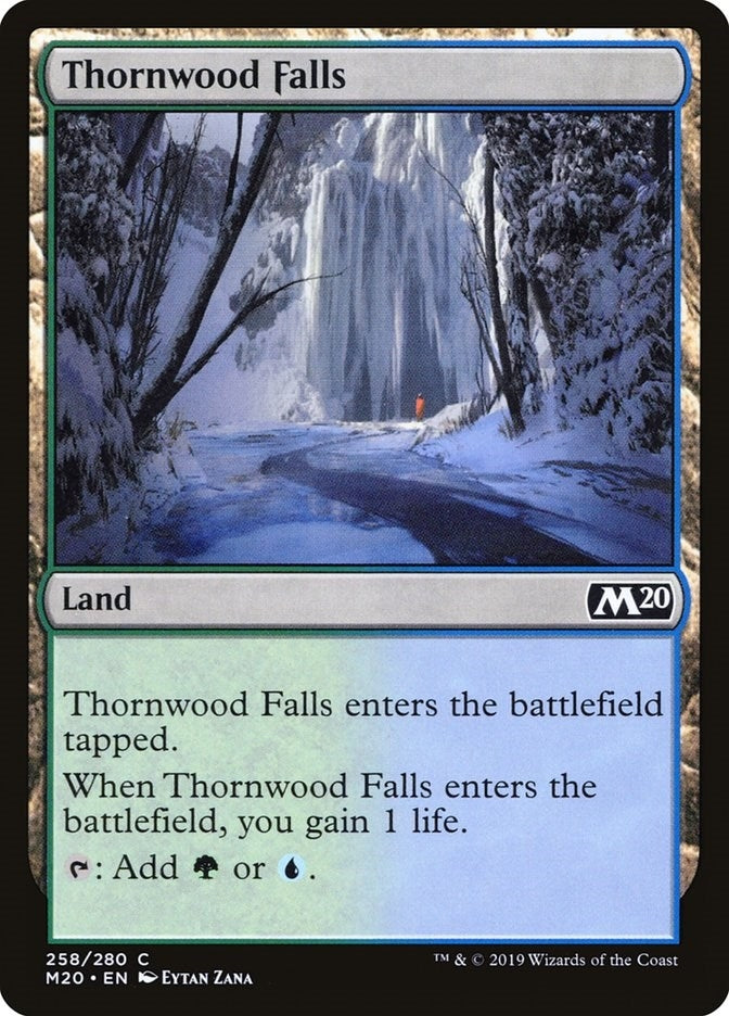 Image for Thornwood Falls (258) (M20) - Magic: The Gathering