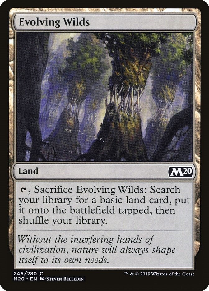 Image for Evolving Wilds (246) (M20) - Magic: The Gathering