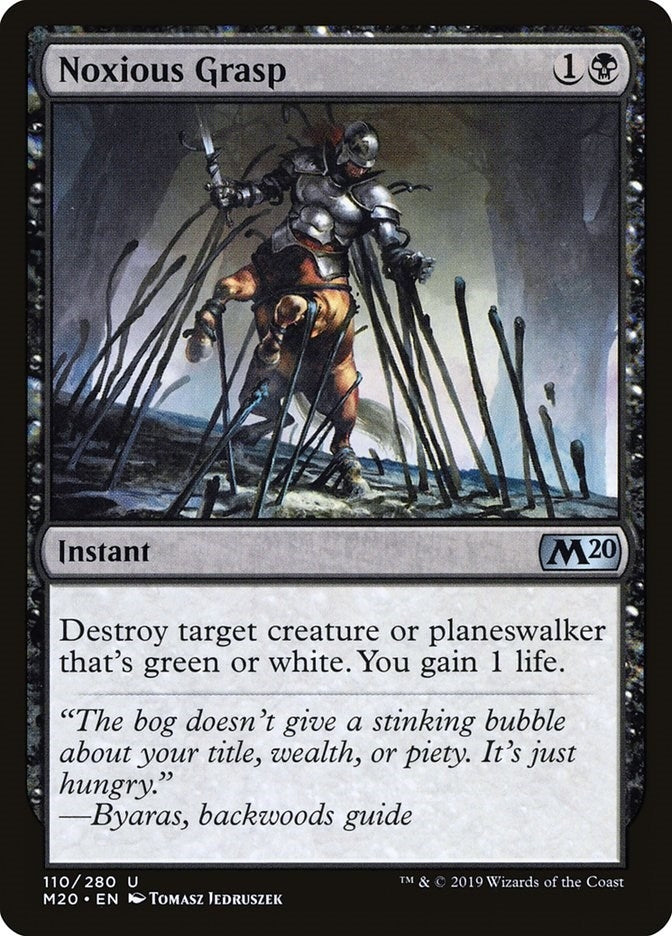 Image for Noxious Grasp (110) (M20) - Magic: The Gathering