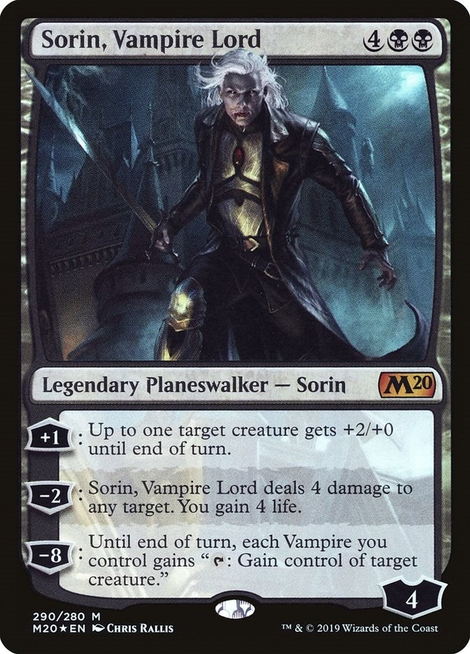 Image for Sorin, Vampire Lord (290) (M20) - Magic: The Gathering