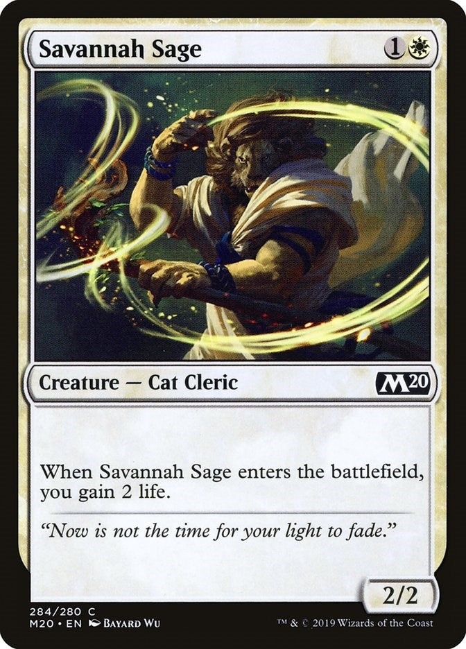Image for Savannah Sage (284) (M20) - Magic: The Gathering