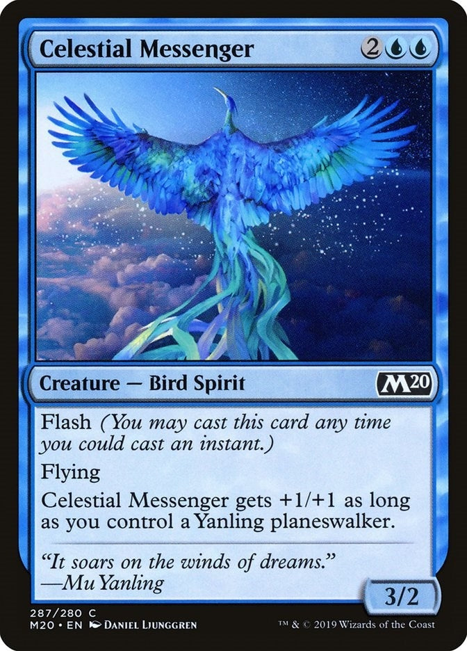Image for Celestial Messenger (287) (M20) - Magic: The Gathering