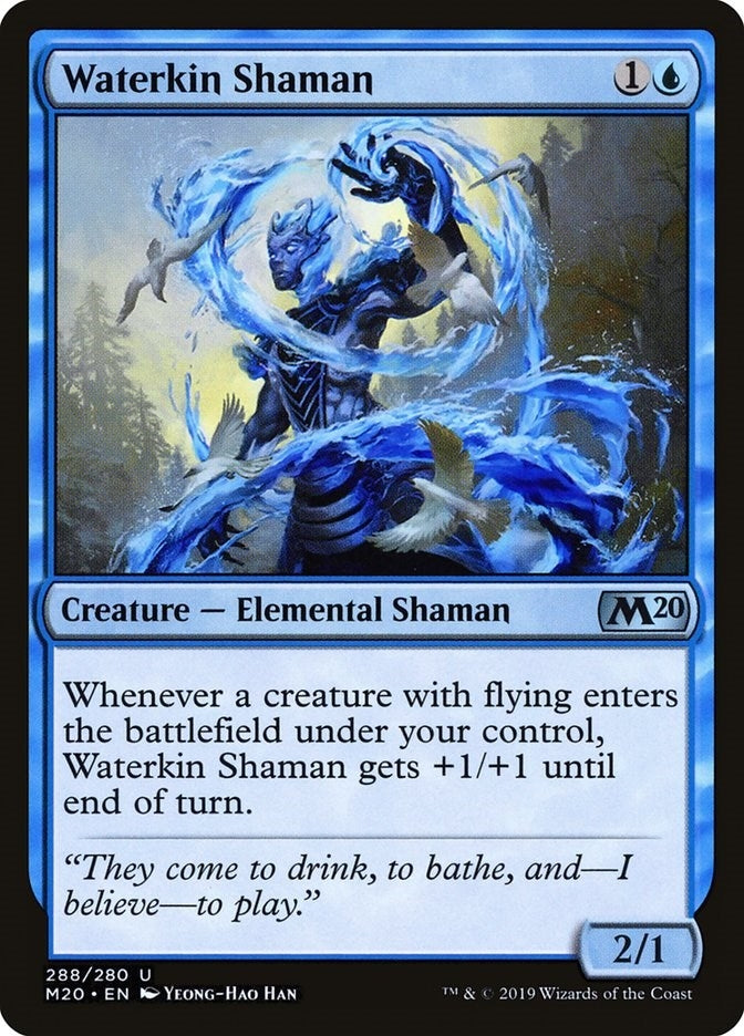 Image for Waterkin Shaman (288) (M20) - Magic: The Gathering
