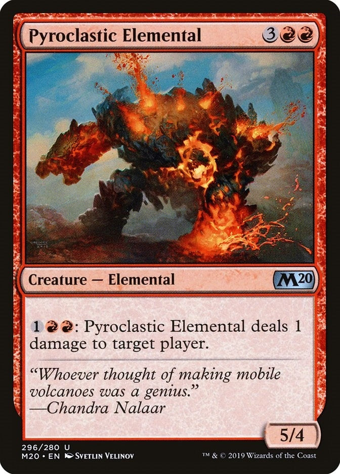 Image for Pyroclastic Elemental (296) (M20) - Magic: The Gathering