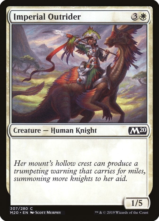Image for Imperial Outrider (307) (M20) - Magic: The Gathering