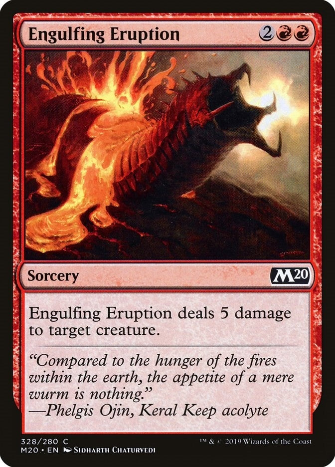 Image for Engulfing Eruption (328) (M20) - Magic: The Gathering