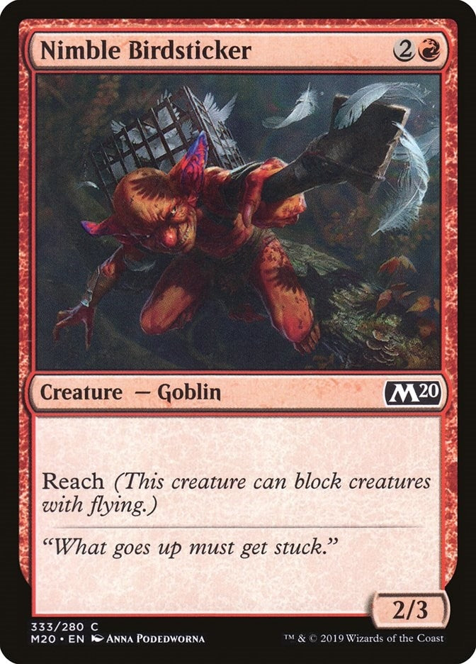 Image for Nimble Birdsticker (333) (M20) - Magic: The Gathering