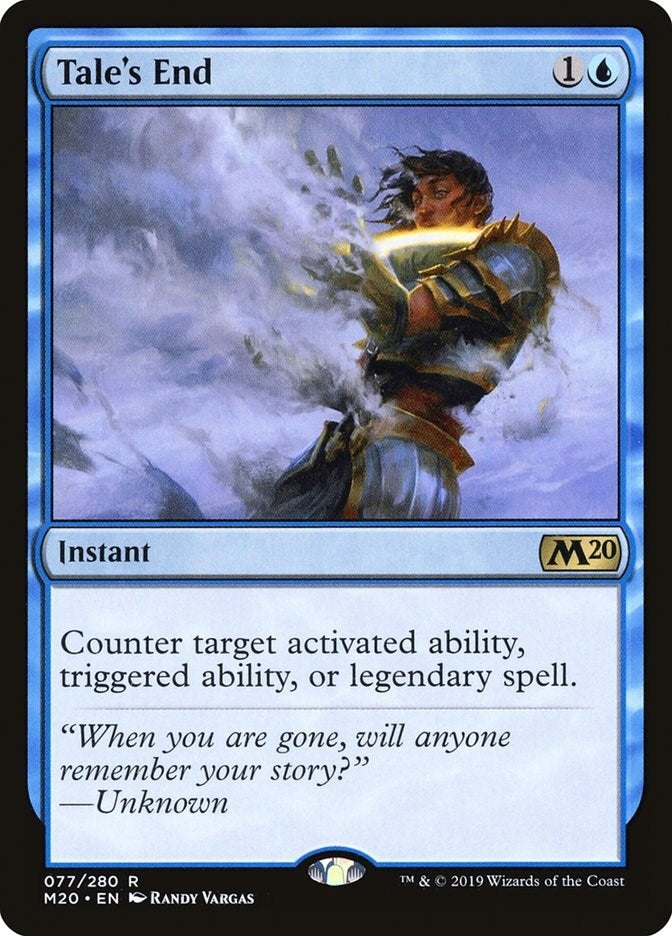 Image for Tale's End (77) (M20) - Magic: The Gathering