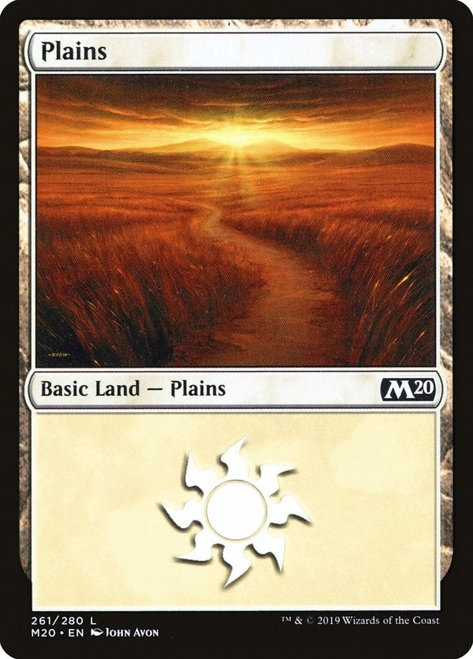 Image for Plains (261) (M20) - Magic: The Gathering