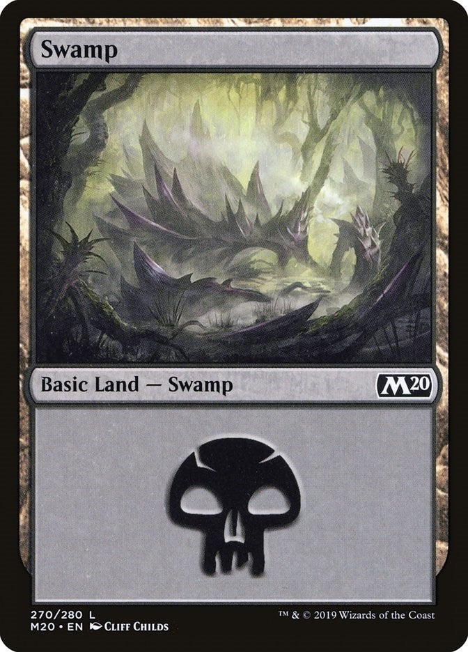 Image for Swamp (270) (270) (M20) - Magic: The Gathering