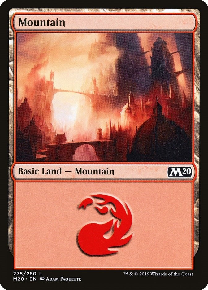 Image for Mountain (275) (275) (M20) - Magic: The Gathering